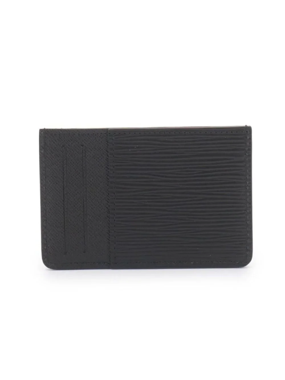 Louis Vuitton Epi Neo Card Holder Case Business Leather Noir Black